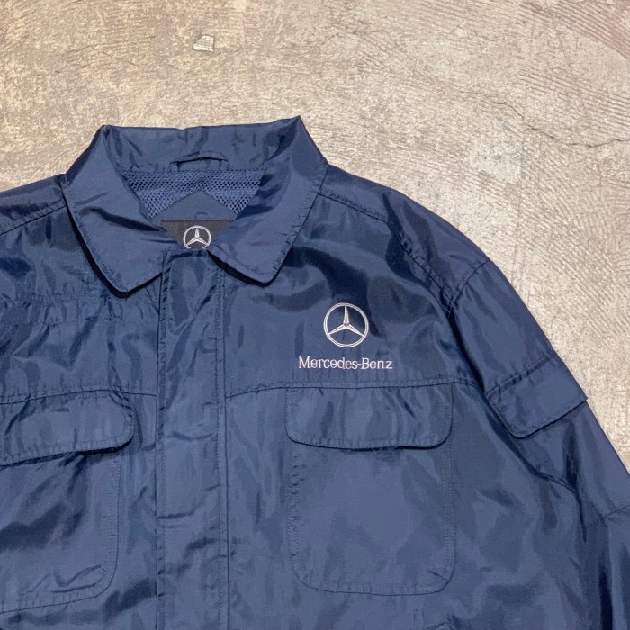 90's Mercedes-Benz ロゴ刺繍ナイロンジャケット | Vintage.City 古着屋、古着コーデ情報を発信