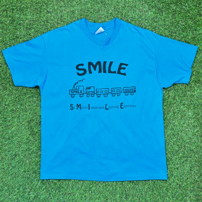 【Men's】90s SMILE ブルー Tシャツ / Made In USA Vintege ヴィンテージ 古着 ティーシャツ T-Shirts 青 | Vintage.City Vintage Shops, Vintage Fashion Trends