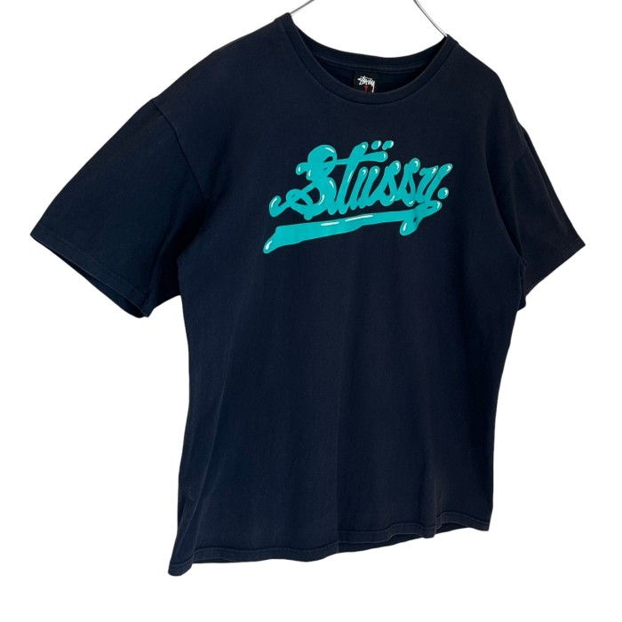 stussy ステューシー Tシャツ L センターロゴ プリントロゴ 90s | Vintage.City 빈티지숍, 빈티지 코디 정보