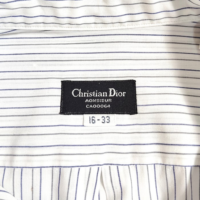 Christian Dior / Striped Dress Shirt | Vintage.City 빈티지숍, 빈티지 코디 정보