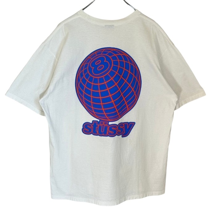 stussy ステューシー Tシャツ XL バックロゴ プリントロゴ 8ボール | Vintage.City 빈티지숍, 빈티지 코디 정보