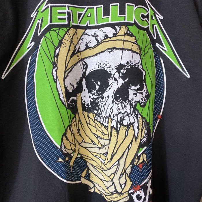 METALLICA skull design T-shirt size M 配送A メタリカ　メキシコ製　スカルデザイン　バンドTシャツ | Vintage.City 古着屋、古着コーデ情報を発信