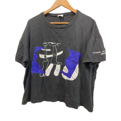 1990s Rare Joan Miro Art T-shirt Vintage Fundaci Joan Mir Barcelona 100% Cotton Made in Spain Tee ヴィンテージ | Vintage.City 古着屋、古着コーデ情報を発信