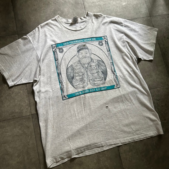 90s lee リー tシャツ USA製 グレー 2XL ティファニーブルー | Vintage.City 古着屋、古着コーデ情報を発信