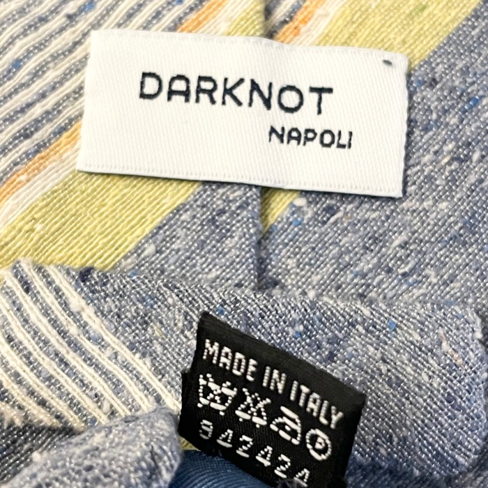 MADE IN ITALY製 DARKNOT NAPOLI レジメンタルストライプ柄シルクナローネクタイ ブルー | Vintage.City Vintage Shops, Vintage Fashion Trends