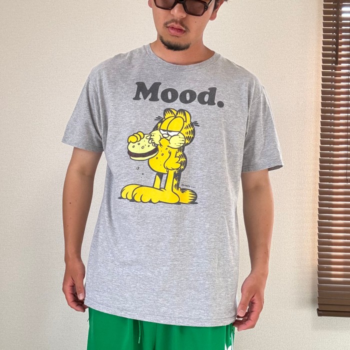 Garfield Design Print T-shirt ガーフィールド アニメ Tシャツ | Vintage.City 빈티지숍, 빈티지 코디 정보