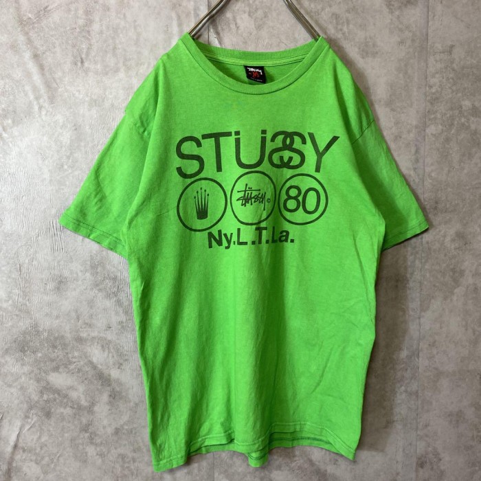STUSSY 00s multi logo T-shirt size M 配送A　ステューシー　マルチロゴ　メキシコ製Tシャツ | Vintage.City 古着屋、古着コーデ情報を発信