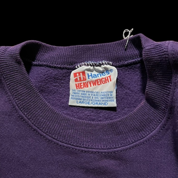 e17 Hanes usa製 90s sweat trainer tops purple color men's sizeL ヘインズ 米国製 90年代 スウェット トレーナー トップス パープルカラー メンズL | Vintage.City 古着屋、古着コーデ情報を発信