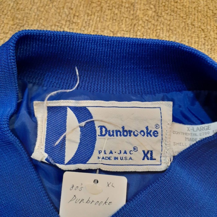 80s Dunbrooke cotton stadium Jacket | Vintage.City 古着屋、古着コーデ情報を発信