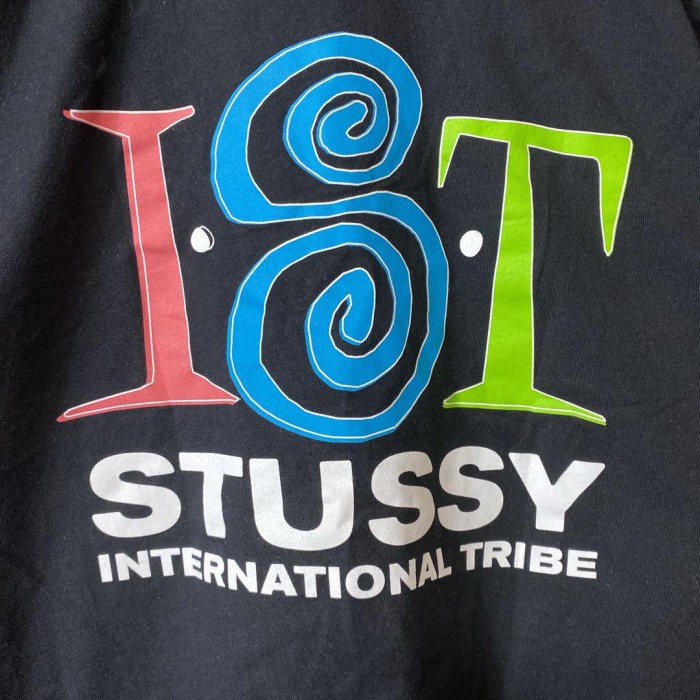 STUSSY big logo back print T-shirt size L 配送A　ステューシー　ビッグロゴバックプリントTシャツ | Vintage.City 古着屋、古着コーデ情報を発信