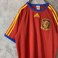 adidas Spain national team ringer T-shirt size　M 配送A　アディダス　スペイン代表　刺繍ロゴ　リンガーTシャツ　サッカー | Vintage.City Vintage Shops, Vintage Fashion Trends