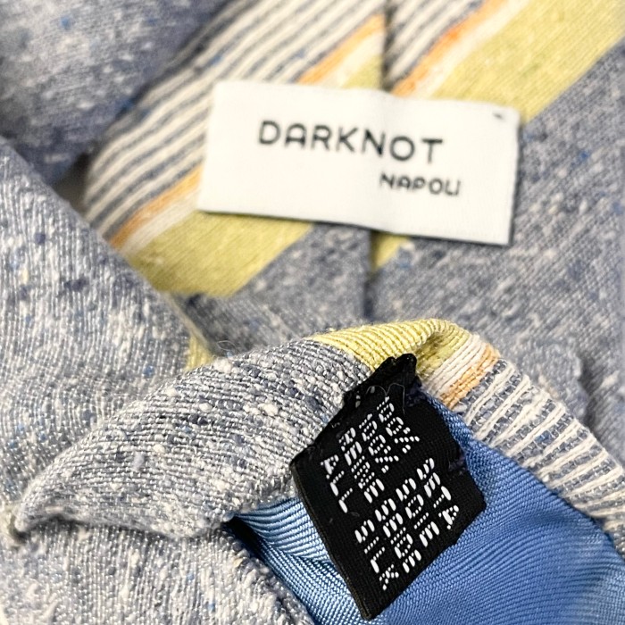 MADE IN ITALY製 DARKNOT NAPOLI レジメンタルストライプ柄シルクナローネクタイ ブルー | Vintage.City Vintage Shops, Vintage Fashion Trends