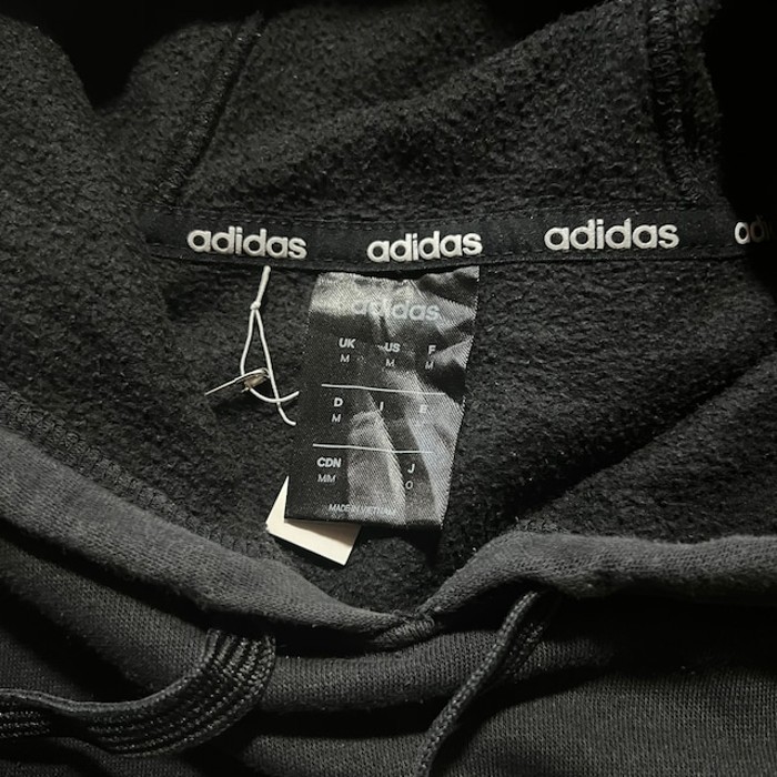 e17 adidas parker sweat trainer tops black color men's sizeO(J) アディダス スウェット トレーナー パーカー フーディ トップス ブラック メンズO | Vintage.City 古着屋、古着コーデ情報を発信
