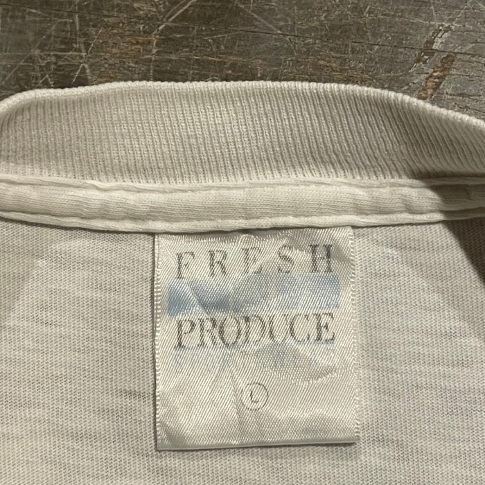 90s FRESH PRODUCE　フレッシュプロデュース　フィッシュ　プリント　シングルステッチ　半袖　Tシャツ　アメリカ製　スーベニア　C246 | Vintage.City 古着屋、古着コーデ情報を発信