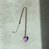 Vintage 90s USA retro purple flower heart locket pendant レトロ アメリカ ヴィンテージ アクセサリー パープル フラワー ハート ロケットペンダント ネックレス | Vintage.City Vintage Shops, Vintage Fashion Trends