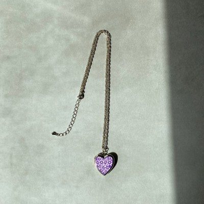 Vintage 90s USA retro purple flower heart locket pendant レトロ アメリカ ヴィンテージ アクセサリー パープル フラワー ハート ロケットペンダント ネックレス | Vintage.City Vintage Shops, Vintage Fashion Trends