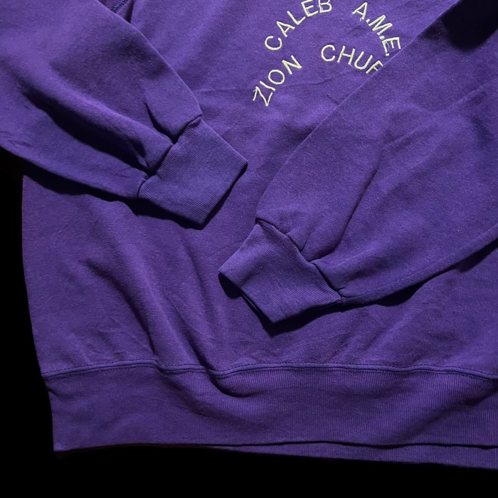 e18 BASSETT-WALKER USA製 sweat trainer tops purple color men's sizeXXL 米国製 スウェット トレーナー トップス パープル メンズ サイズXXL | Vintage.City 古着屋、古着コーデ情報を発信