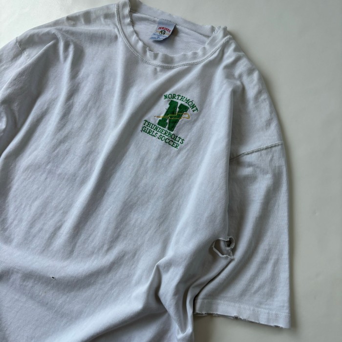 90's JERZEES College USA Boro T-shirt | Vintage.City 古着屋、古着コーデ情報を発信