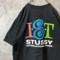 STUSSY big logo back print T-shirt size L 配送A　ステューシー　ビッグロゴバックプリントTシャツ | Vintage.City 빈티지숍, 빈티지 코디 정보