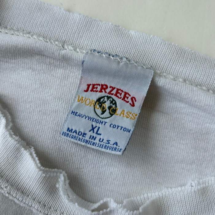 90's JERZEES College USA Boro T-shirt | Vintage.City 古着屋、古着コーデ情報を発信