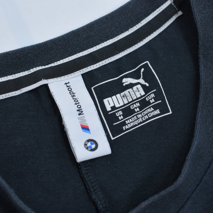 PUMA × BMW Motorsport プーマ ビーエム コラボ Tシャツ 半袖 ブラック モータースポーツ ダブルネーム ヨーロッパ古着 メンズMサイズ | Vintage.City 古着屋、古着コーデ情報を発信