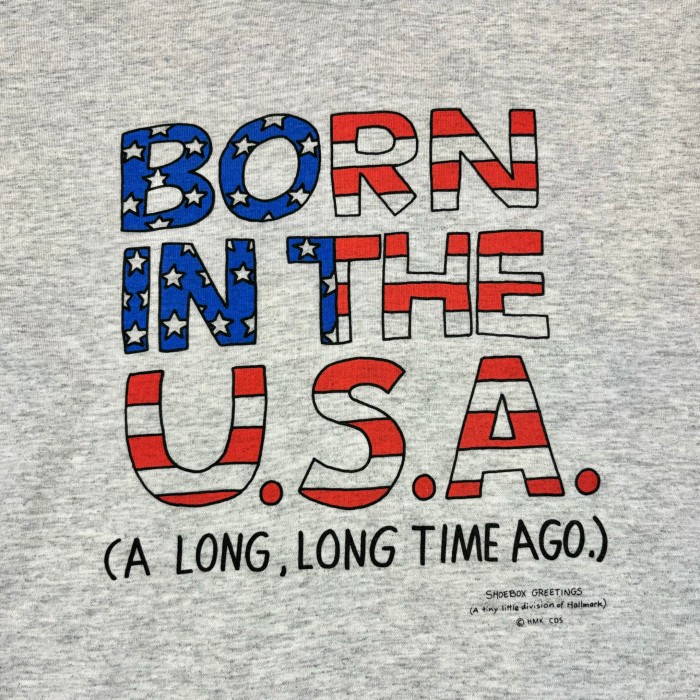 【Men's】90s BORN IN THE USA 半袖 Tシャツ / Made In USA Vintage　ヴィンテージ 古着 ティーシャツ T-Shirts  霜降り グレー | Vintage.City Vintage Shops, Vintage Fashion Trends