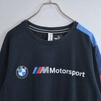 PUMA × BMW Motorsport プーマ ビーエム コラボ Tシャツ 半袖 ブラック モータースポーツ ダブルネーム ヨーロッパ古着 メンズMサイズ | Vintage.City 古着屋、古着コーデ情報を発信