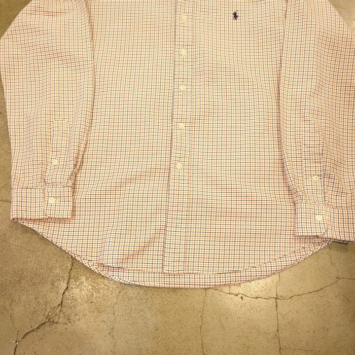 Ralph Lauren CUSTOM FIT check design BD shirt | Vintage.City 古着屋、古着コーデ情報を発信