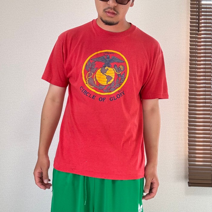 90's Hanes Design Print T-shirt USMC | Vintage.City 古着屋、古着コーデ情報を発信