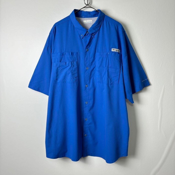 古着 Columbia シャツ 半袖 PFG フィッシングシャツ ブルー 2XL | Vintage.City 古着屋、古着コーデ情報を発信