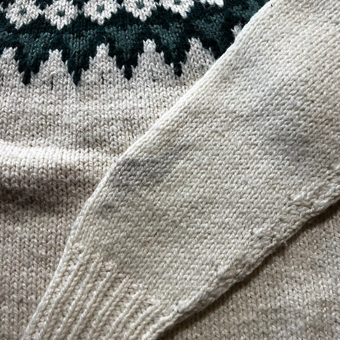 e14/design knit/us/long sleeve/tops/light beige color/men's/sizeL相当 デザインニット ロングスリーブ トップス ライトベージュ メンズL | Vintage.City 古着屋、古着コーデ情報を発信