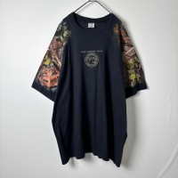 90s USA製 Tシャツ リアルツリー 袖プリント ラグラン ブラック XL | Vintage.City 古着屋、古着コーデ情報を発信