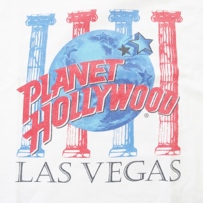 90's PLANET HOLLYWOOD LAS VEGAS Tシャツ US 古着 ホワイト Mサイズ プラネット ハリウッド ラスベガス | Vintage.City 古着屋、古着コーデ情報を発信