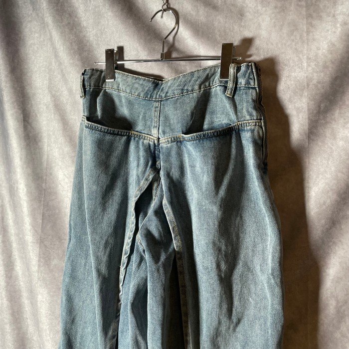 grange denim pants skirt | Vintage.City 빈티지숍, 빈티지 코디 정보