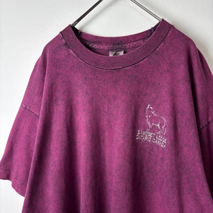 90s USA製 Tシャツ アニマル オオカミ ウルフ 刺繍 後染め 黒紫 L | Vintage.City Vintage Shops, Vintage Fashion Trends