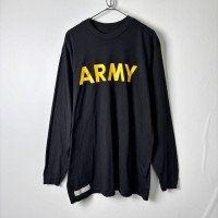 古着 米軍実物 ARMY APFU Tシャツ ロンT トレーニングシャツ 黒 L | Vintage.City 古着屋、古着コーデ情報を発信