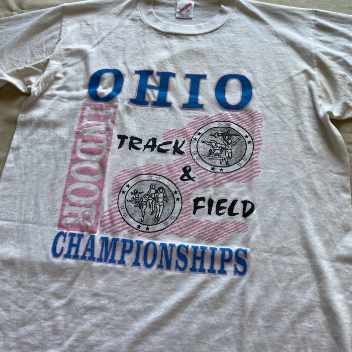 90's USA made / OHIO track&field CHAMPIONSHIPS t-shirt | Vintage.City 빈티지숍, 빈티지 코디 정보