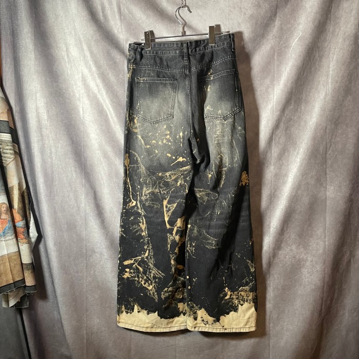 faded denim pants bleach | Vintage.City 빈티지숍, 빈티지 코디 정보