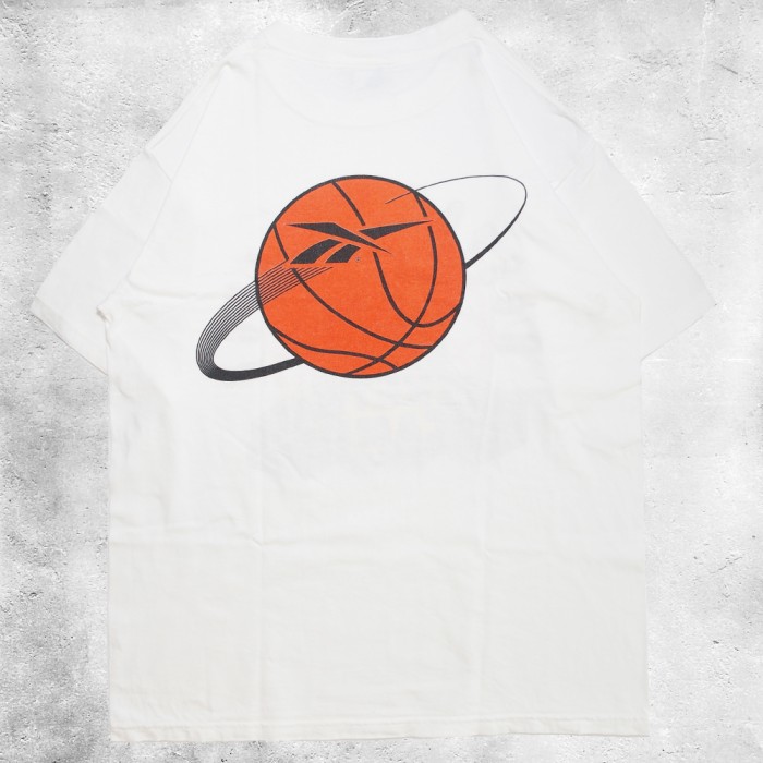90's Reebok リーボック Tシャツ バスケットボール ホワイト Lサイズ | Vintage.City 古着屋、古着コーデ情報を発信