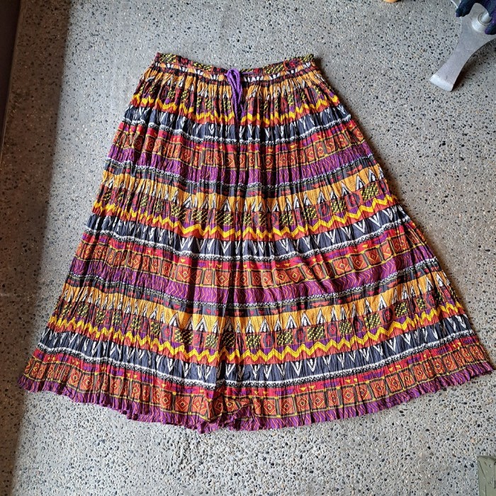 インド製 シースルー エスニックスカート used [304105] | Vintage.City 古着屋、古着コーデ情報を発信