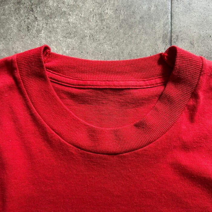 80s メッセージtシャツ USA製 レッド 赤 XL相当 | Vintage.City 古着屋、古着コーデ情報を発信