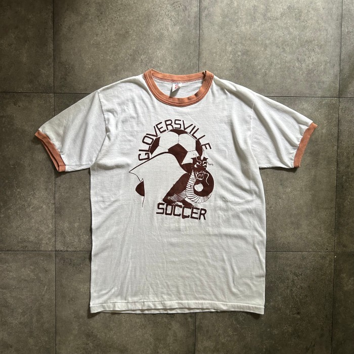 80s soffe ソフィー リンガーtシャツ USA製 L ホワイト×ピンク | Vintage.City 빈티지숍, 빈티지 코디 정보