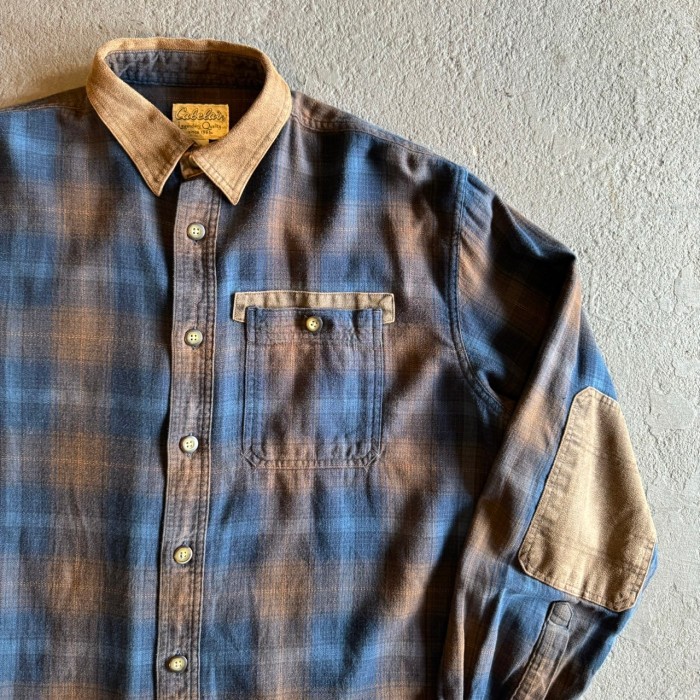 Cabela's カベラス cotton flannel l/s check shirts コットンフランネルチェックシャツ | Vintage.City 古着屋、古着コーデ情報を発信