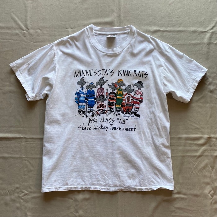 90's USA made / MINNESOTA'S RINK RATS t-shirt アメリカ製 Tシャツ | Vintage.City 古着屋、古着コーデ情報を発信