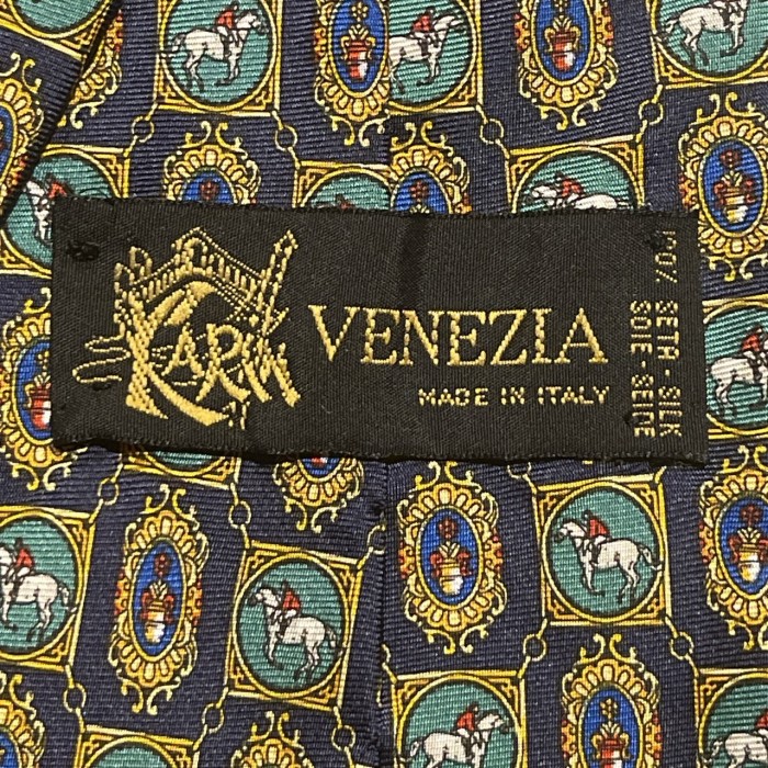 KARIN VENEZIA イタリア製　シルクネクタイ　C858 カリン　ヴェネツィア | Vintage.City 古着屋、古着コーデ情報を発信