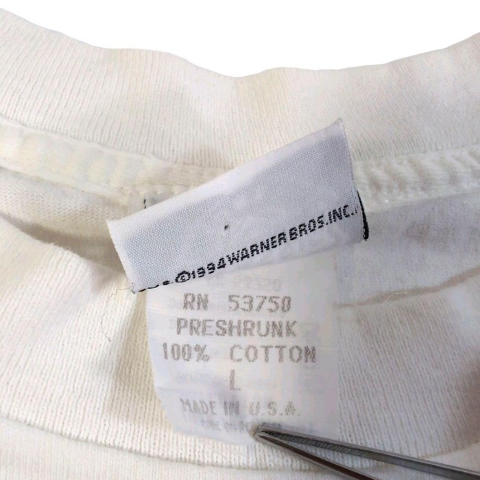 [157]USA製90s ルーニーチューンズ キャラクターTシャツ ホワイト L | Vintage.City 古着屋、古着コーデ情報を発信