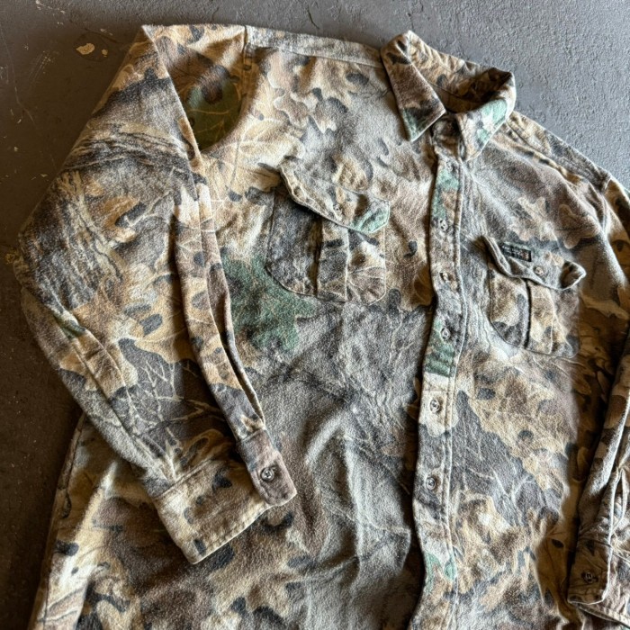 90's RATTLERS BRAND realtree camo flannel shirts リアルツリーカモフランネルシャツ | Vintage.City 古着屋、古着コーデ情報を発信