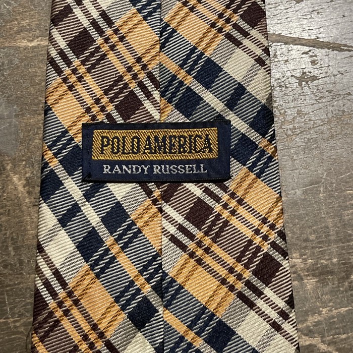 POLO AMERICA RUNDY RUSSELL ネクタイ　チェック柄　C865 | Vintage.City 古着屋、古着コーデ情報を発信