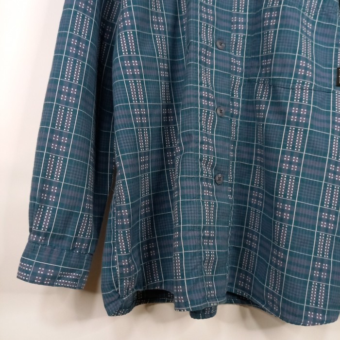 パタゴニア　シャツ　半袖　開襟シャツ　ポケット　刺繍　チェック　ブルー　M | Vintage.City 古着屋、古着コーデ情報を発信