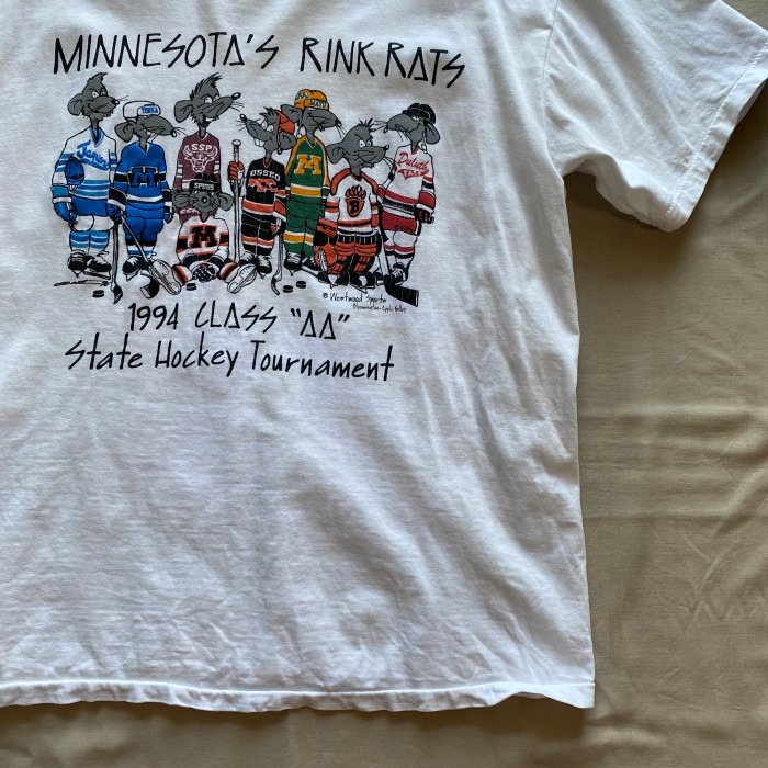 90's USA made / MINNESOTA'S RINK RATS t-shirt アメリカ製 Tシャツ | Vintage.City 古着屋、古着コーデ情報を発信